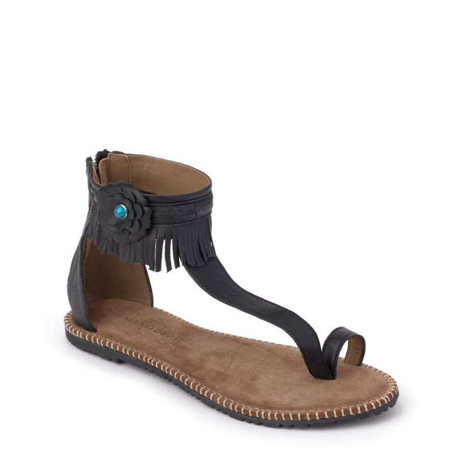 Women Manitobah Mukluks Shoes & Sandals | Wasaga Ankle Sandal