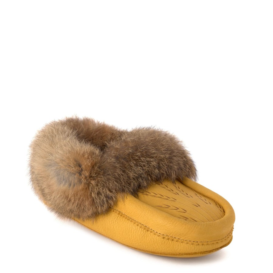 Men Manitobah Mukluks Moccasins | Deerskin Tipi Tan