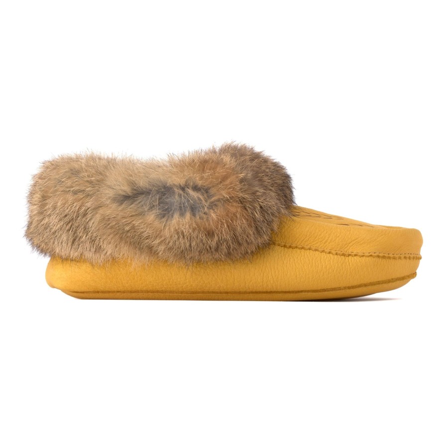 Men Manitobah Mukluks Moccasins | Deerskin Tipi Tan