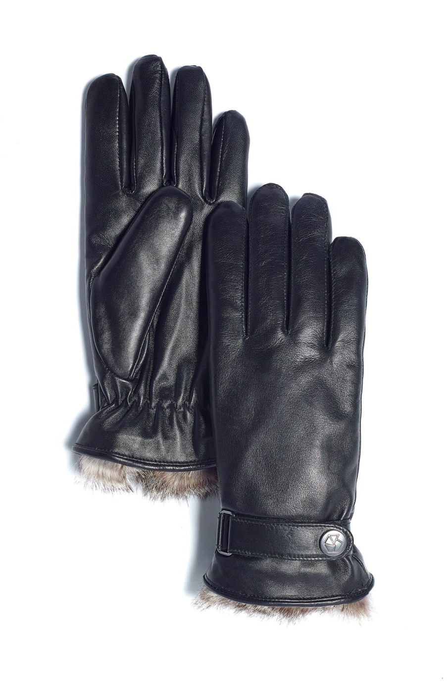 Women Manitobah Mukluks Mitts & Gloves | Ladies Richmond Hill Glove Black