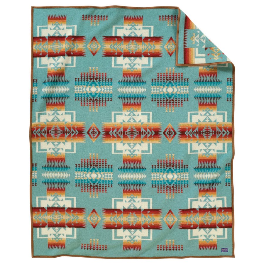 Women Pendleton Canada Blankets & Throws | Chief Joseph Blanket Turquoise