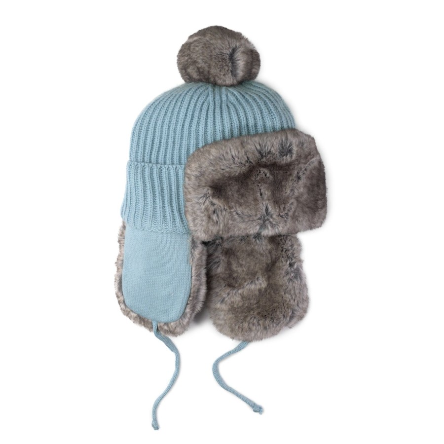 Women Manitobah Mukluks Hats | Pom Pom Trapper Toque